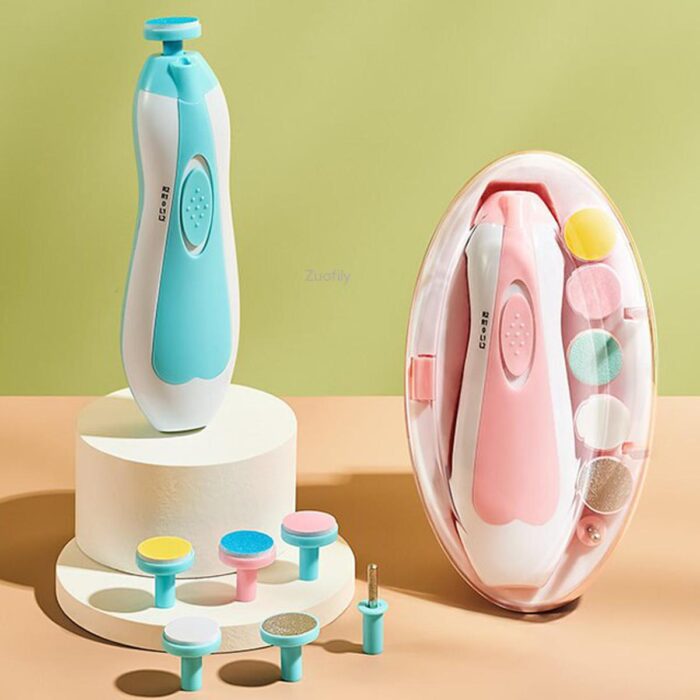 Electric Nail Clipper - Baby Nail Trimmer Clipper Set (random color) - Image 1