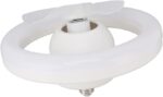 360° Rotating Socket Ceiling Fan with Light and Remote - Image 5