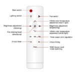 360° Rotating Socket Ceiling Fan with Light and Remote - Image 12