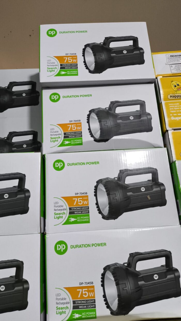 Rechargeable Portable LED Search Light DP 7045 Torch - Image 4
