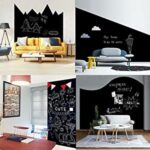 Large Black Chalkboard Sticker Paper DIY Black Board Wall Adhesive Black Board Size (3 x 1.3 ft) - Image 3