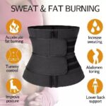 Waist Trainer Belt-Slimming Body Shaper Belts Sport Girdle with two strap - Image 3