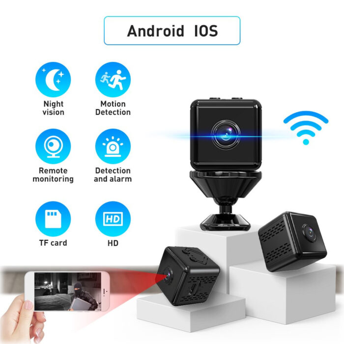 X9 1080p Hd 2mp Magnetic Wifi Mini Camera Ftycampro App - Image 1