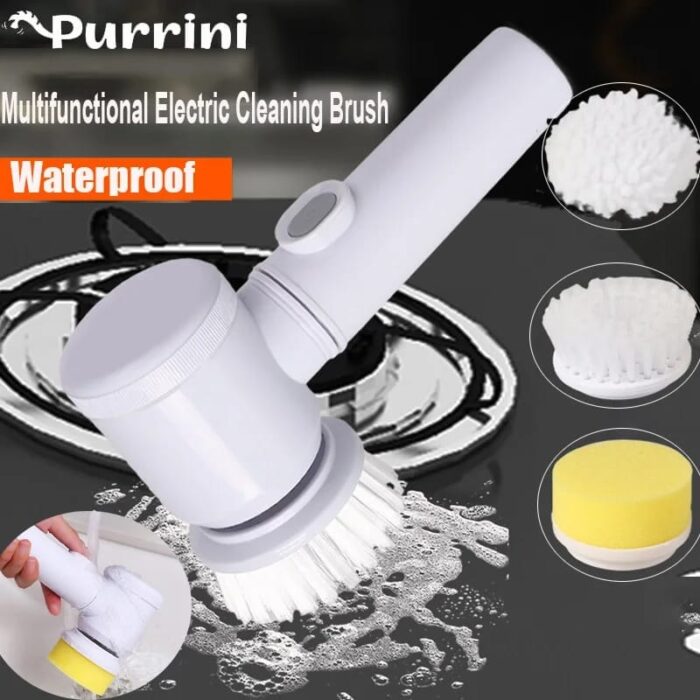 Magic Brush Wireless Battery Cleaning Brush Bathtub Tile Professional Cleaning Brush Rechargeable - Image 1