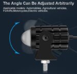 2 pcs Mini drive fog light with ( 3 point ) gift fog light for all bikes With Yellow & white colour . For Bike ,Car , Jeep . - Image 6