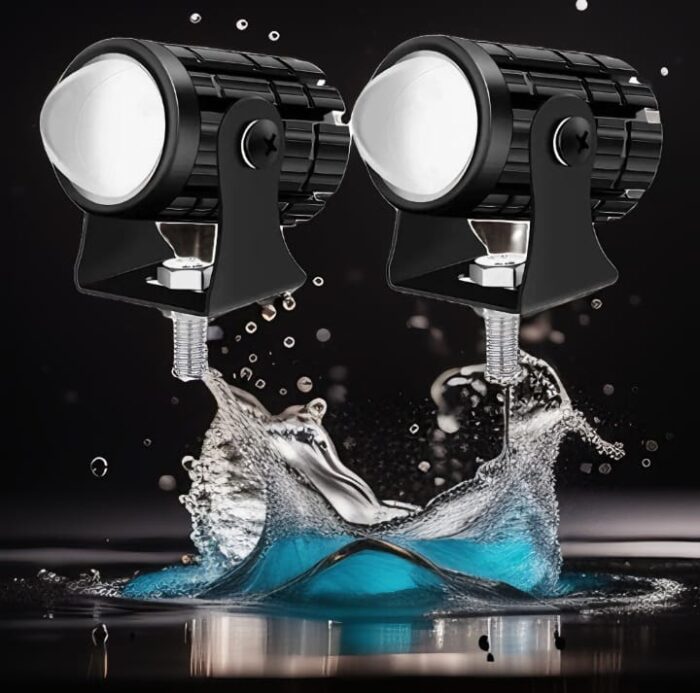 2 pcs Mini drive fog light with ( 3 point ) gift fog light for all bikes With Yellow & white colour . For Bike ,Car , Jeep . - Image 9