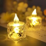 Pack of 12 Warm White Flameless Led Tealight Candle Decorative Battery Operated Tea Lights - Image 3