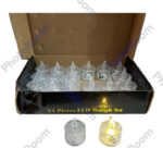 Pack of 12 Warm White Flameless Led Tealight Candle Decorative Battery Operated Tea Lights - Image 11