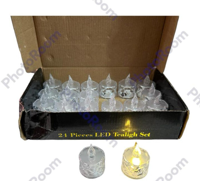 Pack of 12 Warm White Flameless Led Tealight Candle Decorative Battery Operated Tea Lights - Image 11