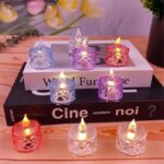 Pack of 12 Warm White Flameless Led Tealight Candle Decorative Battery Operated Tea Lights - Image 7