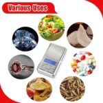Mini Electronic Scales High Precision Pocket Digital Scale for Gold Sterling Jewelry Balance Gram For Kitchen Scale 500gx0.1g - Image 11