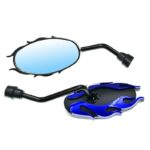 1Pair Motorcycle Universal Side Rear View Mirrors Back Side Mirrors For Dirt Bike honda Yamaha Kawasaki Suzuki TaoTao Lifan (Random Color) - Image 5