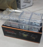 4 in1 Clear Seasoning Box Crystal Seasoning Storage Container with Spoon Clear Seasoning Rack Spice Pots for Pepper Spice - Image 2