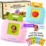 Talking flash cards Preschool learning toys Early Educational Toys English Learn to talk Learn words Learn English Learn(random color ) - Image 12