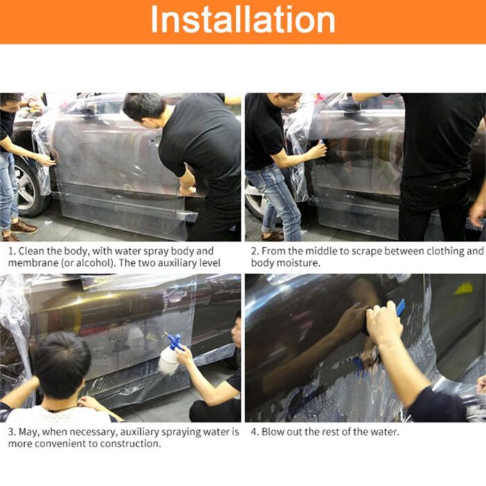 PPF Rhino Skin Cars Paint Protection Film for Car Wrapping Transparent Auto Vehicle Coating sticker SIZE: (50 X 200CM) - Image 3