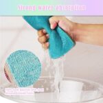 12-Layer Tearable Rainbow Rag, Reusable Dual Sided Dish Sponge, Rainbow Scrub Sponge, Multi-Purpose Cleaning Rag for Cars, Glass, Furniture (Random color) - Image 7
