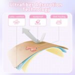 12-Layer Tearable Rainbow Rag, Reusable Dual Sided Dish Sponge, Rainbow Scrub Sponge, Multi-Purpose Cleaning Rag for Cars, Glass, Furniture (Random color) - Image 4