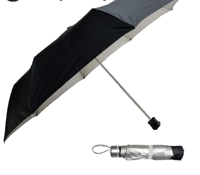 Portable Folding Umbrella for Men and Women - Random colors - Image 1