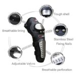 Motorcycle Elbow Pads for Men Stainless Steel Off-road Locomotive Protective Gear Anti-fall Riding Equipment (4 pcs) - Image 7