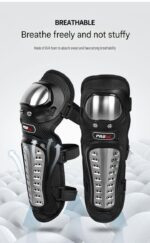 Motorcycle Elbow Pads for Men Stainless Steel Off-road Locomotive Protective Gear Anti-fall Riding Equipment (4 pcs) - Image 12