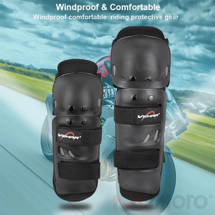 4 pcs Breathable Motorcycle Knee Elbow Pads, Motocross Elbow Pads, Windproof Motorbike Protective Gear, Anti-collision, Anti-fall, New - Image 5