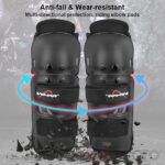 4 pcs Breathable Motorcycle Knee Elbow Pads, Motocross Elbow Pads, Windproof Motorbike Protective Gear, Anti-collision, Anti-fall, New - Image 4