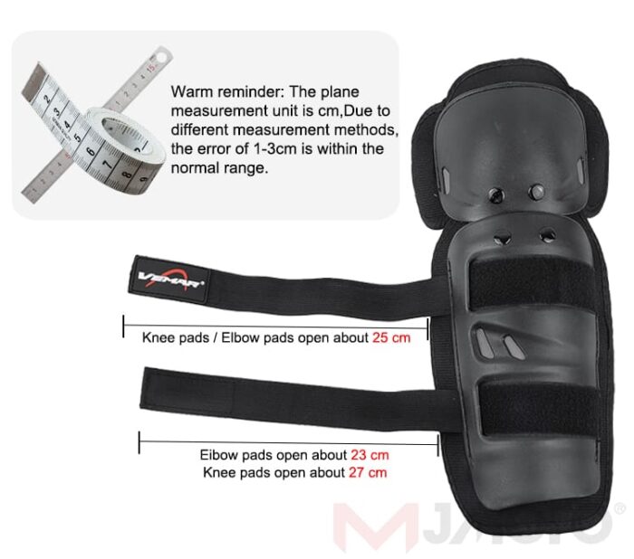 4 pcs Breathable Motorcycle Knee Elbow Pads, Motocross Elbow Pads, Windproof Motorbike Protective Gear, Anti-collision, Anti-fall, New - Image 10