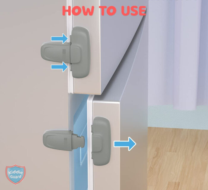 Child Safety Fridge Lock , Baby Safety Refrigerator Freezer Door Lock, No Tools Need or Drill - Image 7