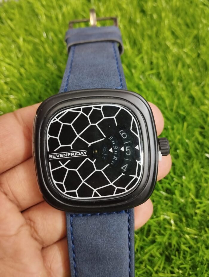 SEVEN FRIDAY Wrist Watch for Men - Without Box (Random Colors & Designs) - Image 8