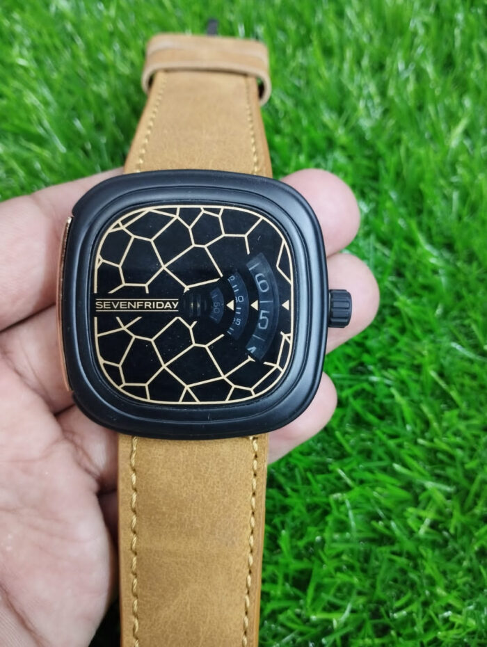 SEVEN FRIDAY Wrist Watch for Men - Without Box (Random Colors & Designs) - Image 11