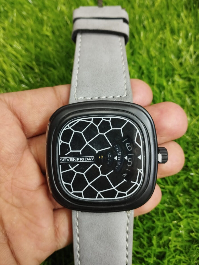 SEVEN FRIDAY Wrist Watch for Men - Without Box (Random Colors & Designs) - Image 12