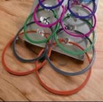 Trendy Plain Hoops, Pack Of 6 Multi Color - Image 5
