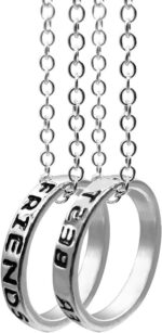 2pcs Best Friends Forever Ring Pendant - Image 2