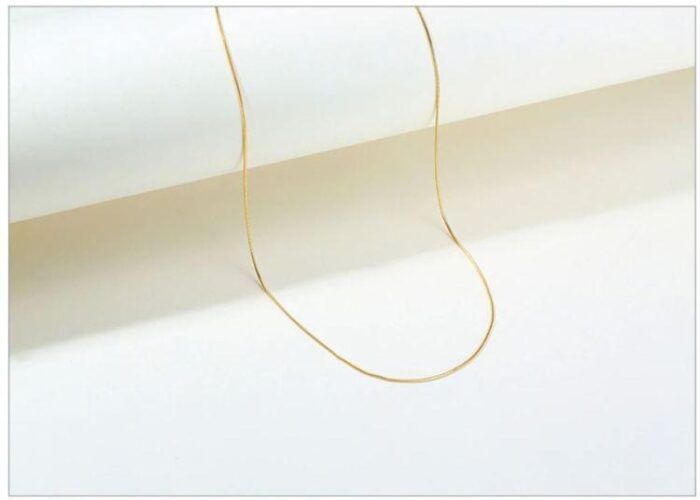 Golden Snake Chain ,golden locket for women - Image 2