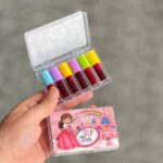 Pack of 6  Mini Lip Tints – Vibrant, Long-Lasting Color