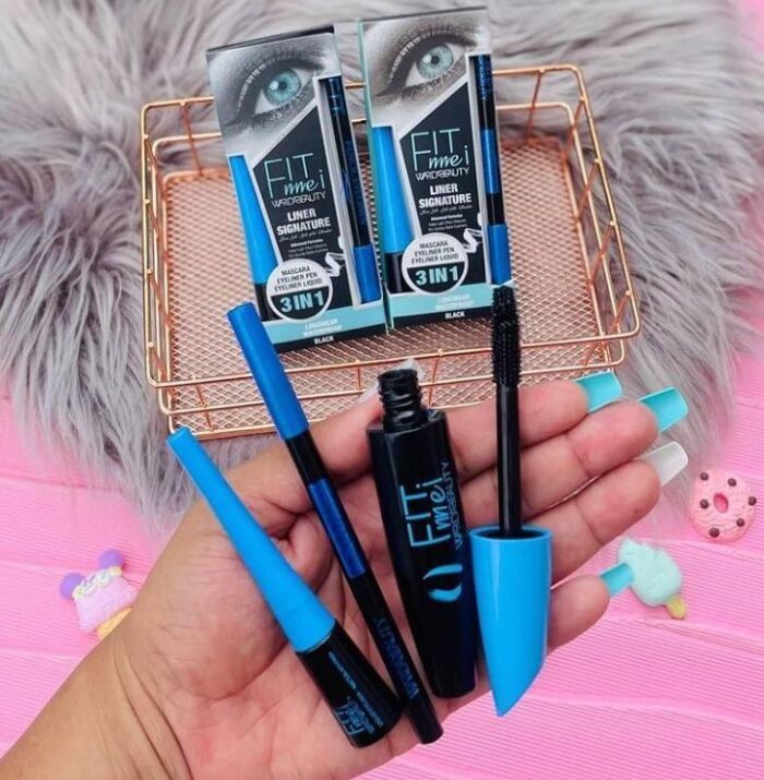 Fitme 3 in 1 Mascara, Eyeliner & Pencil - Image 1