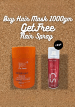 Fa.Jean Hair Mask 1000g with Free Hair Spray - Deep Repair & Strengthen Treatment for Silky Smooth Hair