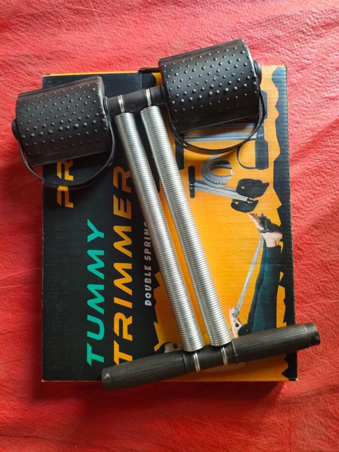 Tummy Trimmer Double Spring exercise machine Leg Exercise Thigh Exerciser - Image 2