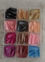 144 Pcs Nails Box Artificial Nails Pack + 1 Nail Glue - Image 3