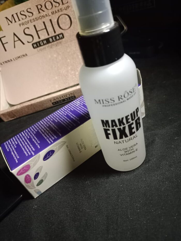 Miss Rose Origanal Natural Aloe Vera With Vitamin-E Makeup Fixer (100ml) - Image 4