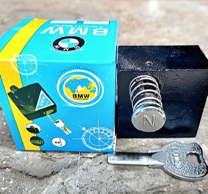 Bike Push Handle Lock Safety Bike with L key - Image 3