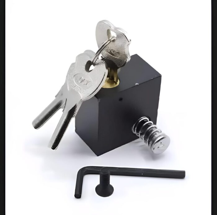 Bike Push Handle Lock Safety Bike with L key - Image 1