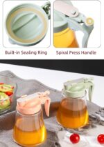 Honey Dispenser No Drip - Easy Squeeze Syrup Dispenser Bottle for Efficient Serving,  Honey Squeeze Jar for Kitchen & Coffee Bar, Mess-Free Solution(250ml) - Image 7