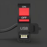 On/Off & USB port 2 Amp 5 V universal switch for bike, Extra external on off button. extra lights switch - Image 4