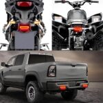 1 pc  LED Motorcycle Light Moto Rear Lights 40 LED Dual Color Light Guide Flow Direction Turning Brake Tail Lamp - Image 5