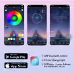 Bluetooth control angel wing light multicolor for all bikes and car uneversa - Image 2