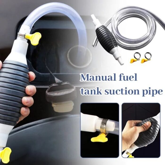 (2 Meter) - Multipurpose Liquid Transfer Pump | Portable Manual Oil, Water, Fuel Hand Transfer Pump - Image 1