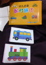 32 PCs - Montessori Toddler Card Matching Education Puzzle Toy Cartoon Jigsaw (Random shape Puzzle) - Image 2