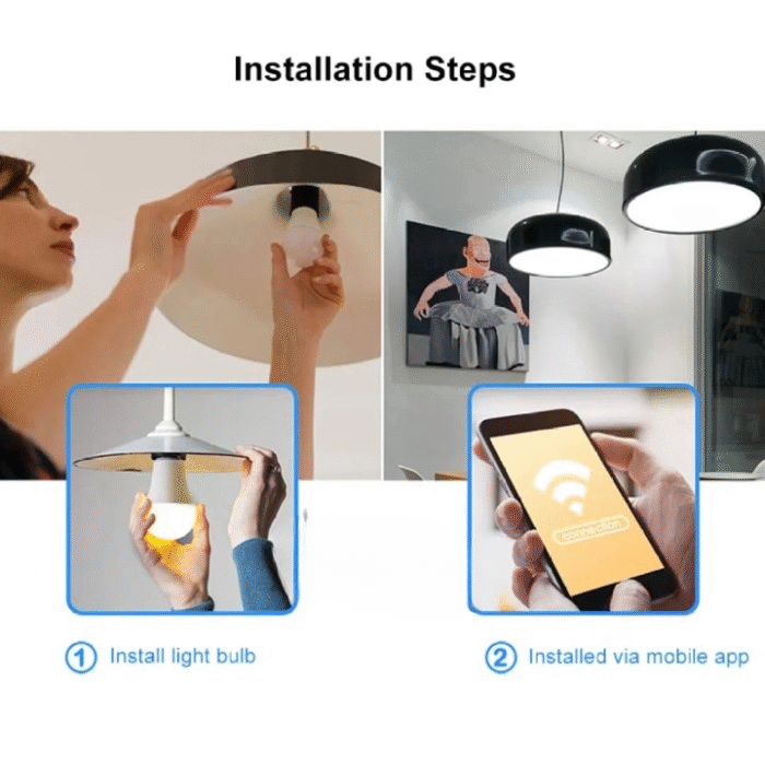 RGB bulb / smart WiFi Led light bulb - Image 4