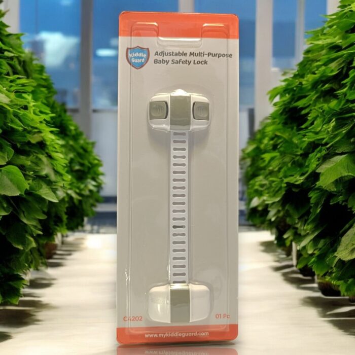 Multipurpose Adjustable and Flexible Baby Safety Latch for Drawers Cabinets etc, - Image 2